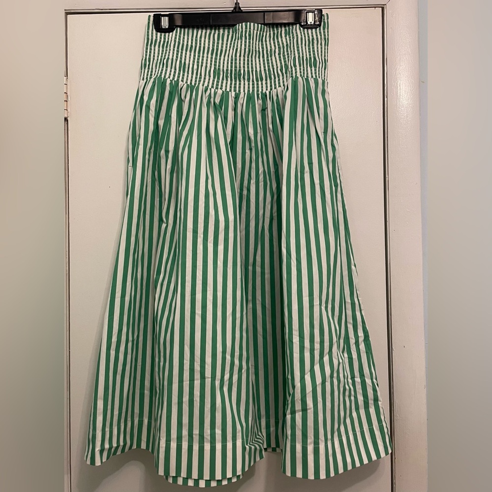 AYR poplin skirt smocked waist M - Picture 4 of 6